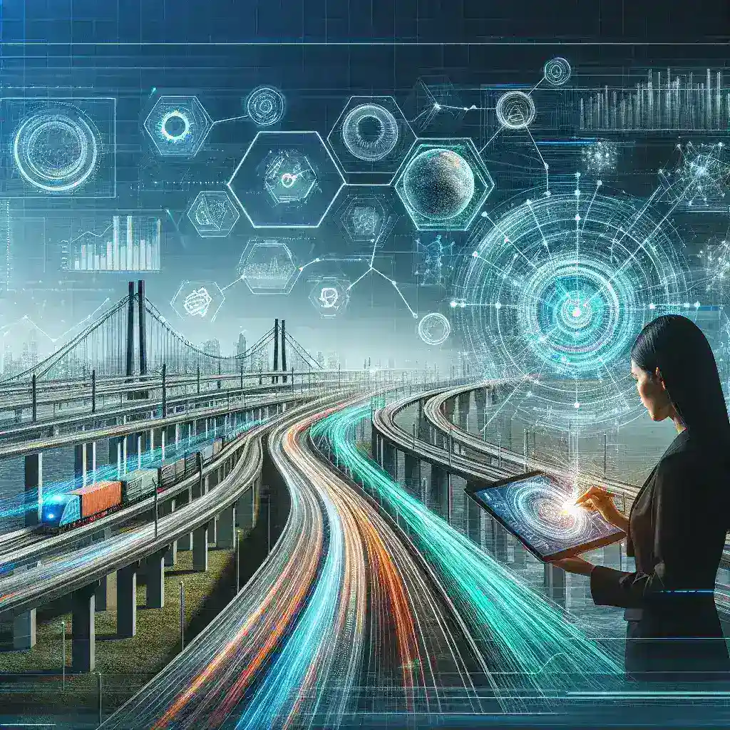 "Illustration of top platforms for predictive infrastructure analytics, showcasing data-driven management solutions for optimizing infrastructure performance and decision-making."